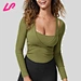 Elevate your wardrobe with our rib knit long sleeve top. Perfect for layering, these stylish and versatile tops come in a variety of colors and designs.